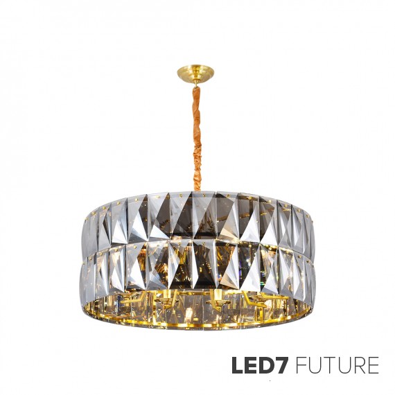 Ritz - Small Tile Circle Chandelier